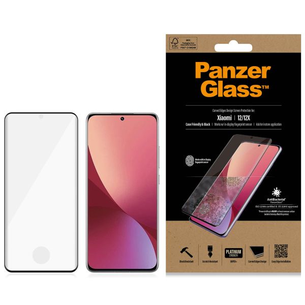 PanzerGlass Case Friendly Antibakterieller Screen Protector für das Xiaomi 12 / 12X