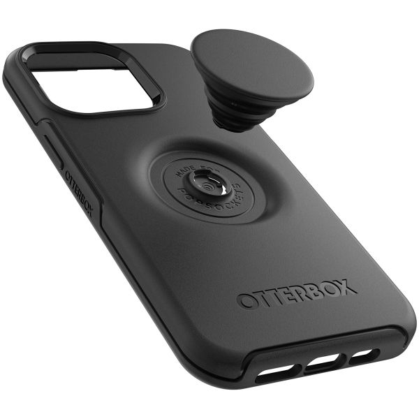 OtterBox Otter + Pop Symmetry Backcover für das iPhone 14 Pro Max - Schwarz