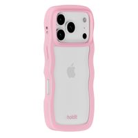 Holdit Wavy Case Apple iPhone 17 Pro Max - Transparent / Pink