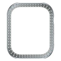 PanzerGlass Bling Bumper für die Apple Watch Series 10 / 11 - 42 mm - Silber