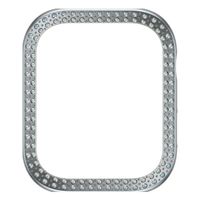 SAFE by PanzerGlass Bling Bumper für die Apple Watch Ultra 1/2/3 - 49 mm - Silber