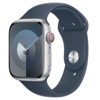 Apple Sport Band für die Apple Watch Series 1 bis 10 / SE / Ultra (2) (44/45/46/49 mm) - Größe M/L - Storm Blue