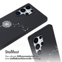 imoshion Silikonhülle design mit Band für das Samsung Galaxy S25 Ultra - Dandelion Black