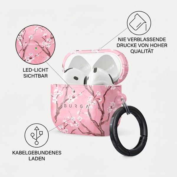 Burga Hardcase Hülle Apple AirPods 4 - Sakura