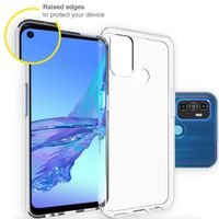 Accezz TPU Clear Cover für das Oppo A53 / A53s - Transparent