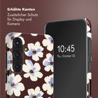 Selencia Vivid Back Cover Samsung Galaxy S25 - Choco Flower Pop