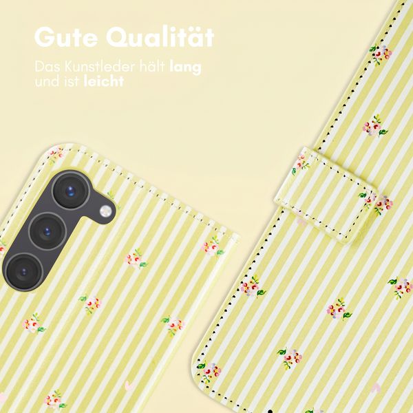 imoshion Design Klapphülle Samsung Galaxy S23 - Garden Stripes