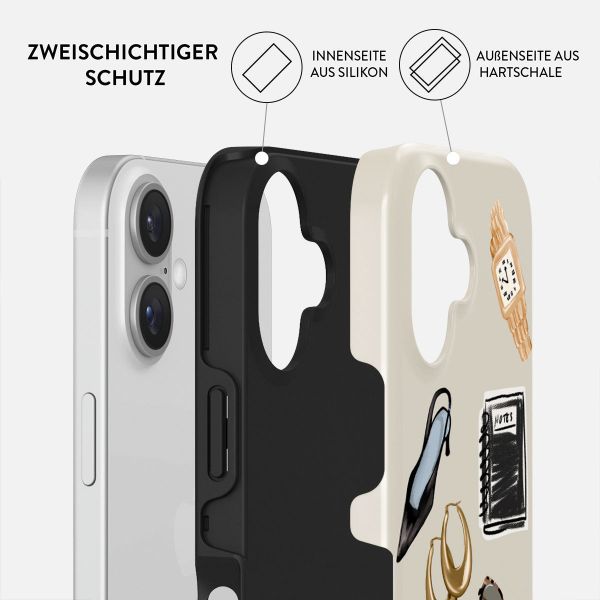 Burga Tough Back Cover MagSafe Apple iPhone 16 - Boss Babe