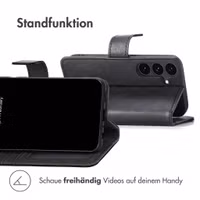 imoshion Luxuriöse Klapphülle Samsung Galaxy S26 FE - Schwarz