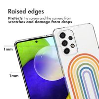 imoshion Design Hülle für das Samsung Galaxy A53 - Rainbow