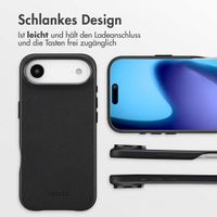 Accezz MagSafe Leather Backcover Apple iPhone Air - Onyx Black