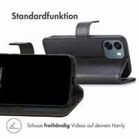 imoshion Luxuriöse Klapphülle Oppo A6 (5G) - Schwarz