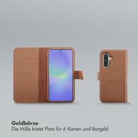 Selencia Olyn Abnehmbare Bookcase mit MagSafe Samsung Galaxy A36 - Braun