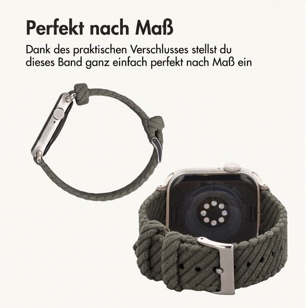 imoshion Corduroy-Band für Apple Watch | 38/40/41/42 mm - Grün
