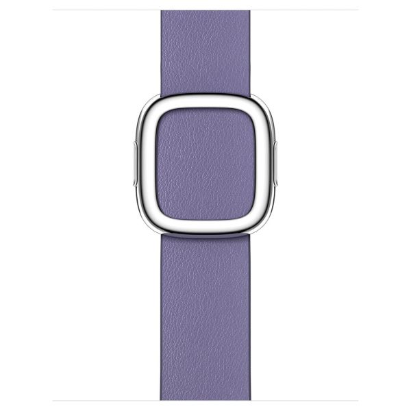 Apple Leather Band Modern Buckle Apple Watch Series 1 bis 9 / SE (38/40/41 mm) | Series 10 (42 mm) - Größe L - Wisteria