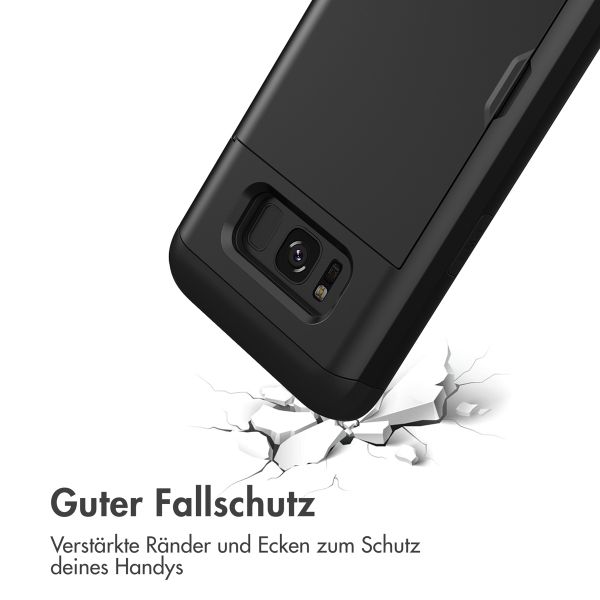 imoshion Backcover mit Kartenfach Samsung Galaxy S8 - Schwarz