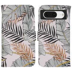 imoshion Design TPU Klapphülle Google Pixel 8 - Glamour Botanic