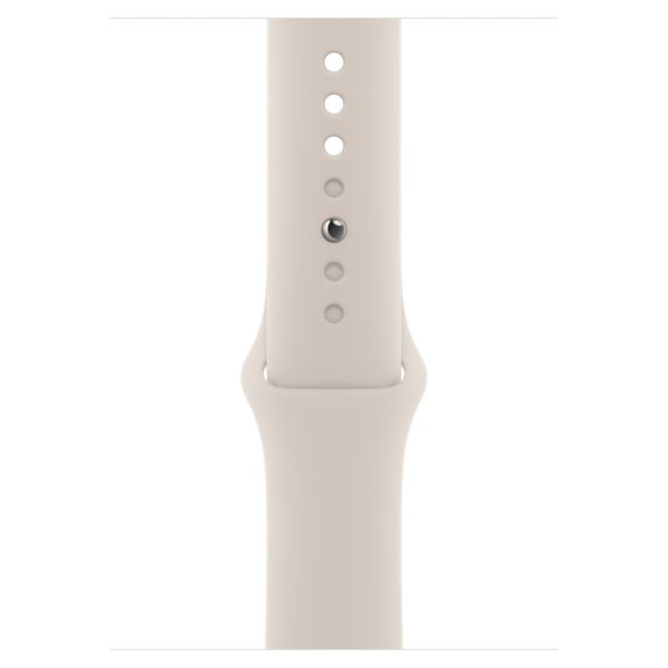 Apple Sport Band für die Apple Watch Series 1 bis 10 / SE / Ultra (2) (44/45/46/49 mm) - Größe S/M - Starlight