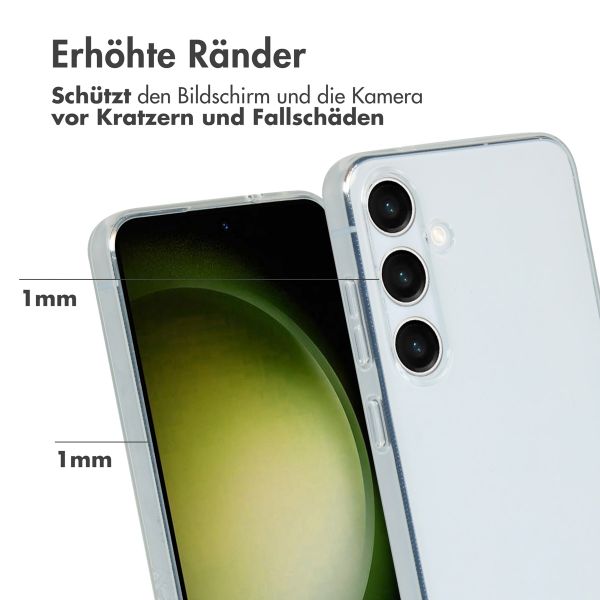 Accezz 100% recyceltes TPU Clear Cover Samsung Galaxy S24 Plus - Transparent