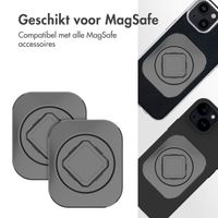 Accezz EasyLock Handyhalterung Auto - Inklusive Hülle für das iPhone 15 - Lüftungsgitter -  360 Grad drehbar - Schwarz