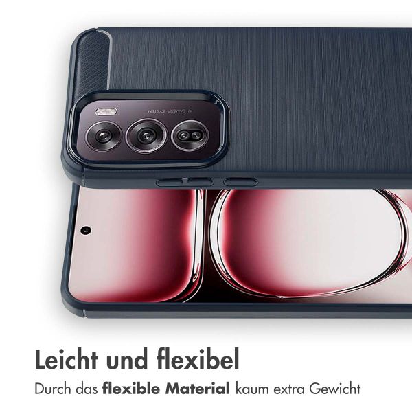 imoshion Brushed Back Cover Oppo Reno 12 Pro - Dunkelblau