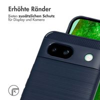 imoshion Brushed Back Cover für das Google Pixel 8a - Dunkelblau