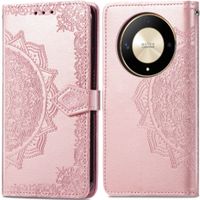 imoshion Mandala Klapphülle für das Honor Magic 6 Lite - Rose Gold