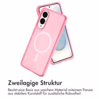 imoshion Sparkle Back Cover mit MagSafe Samsung Galaxy S25 Edge - Rosa