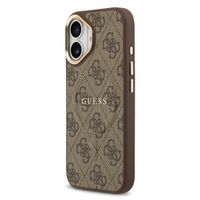 Guess Classic 4G Logo Backcover MagSafe Apple iPhone 17 - Braun
