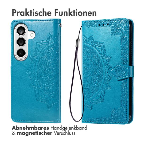 imoshion Mandala Klapphülle Samsung Galaxy S26 - Türkis