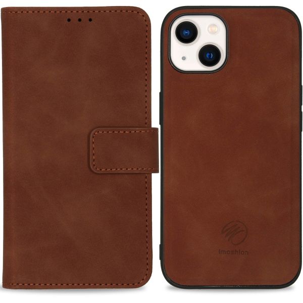 imoshion Entfernbare 2-1 Luxus Klapphülle Apple iPhone 13 - Braun
