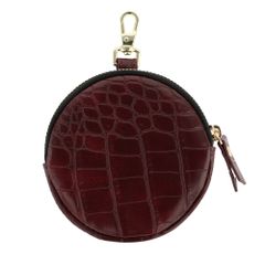 Selencia Nova Mini Pouch - Croco Burgundy