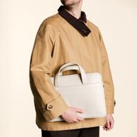 Accezz Leather Laptoptasche 16 Zoll - Beige