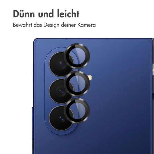 imoshion Kameraprotektor aus Glas 2er-Pack für das Samsung Galaxy Z Fold 7 - Schwarz