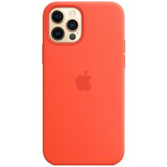 Apple Silikon-Case MagSafe für das iPhone 12 (Pro) - Electric Orange