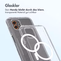 Accezz Xtreme Impact Backcover mit MagSafe Samsung Galaxy Xcover 7 Pro - Transparent