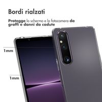 Accezz Clear TPU Backcover Sony Xperia 1 V - Transparent