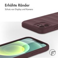 imoshion EasyGrip Back Cover für das iPhone 12 - Aubergine