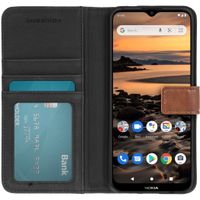 imoshion Luxuriöse Klapphülle Nokia 1.4 - Braun