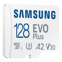 Samsung EVO Plus microSD 2024 - 128GB - Inklusive SD-Adapter - UHS-I/U3/Full HD/4K UHD