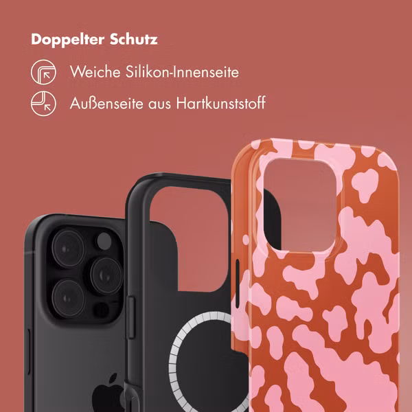 Selencia Vivid Rückabdeckung mit MagSafe Apple iPhone 16 Pro Max - Moo’d Blush Pink
