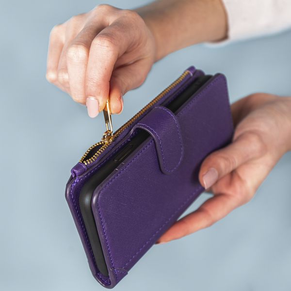 imoshion Luxuriöse Portemonnaie-Klapphülle Samsung Galaxy S21 - Violett