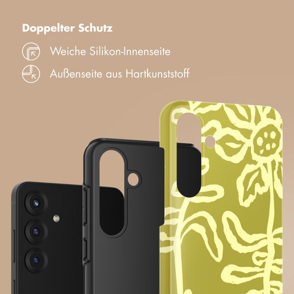 Selencia Vivid Back Cover Samsung Galaxy S25 FE - Chalky Bloom