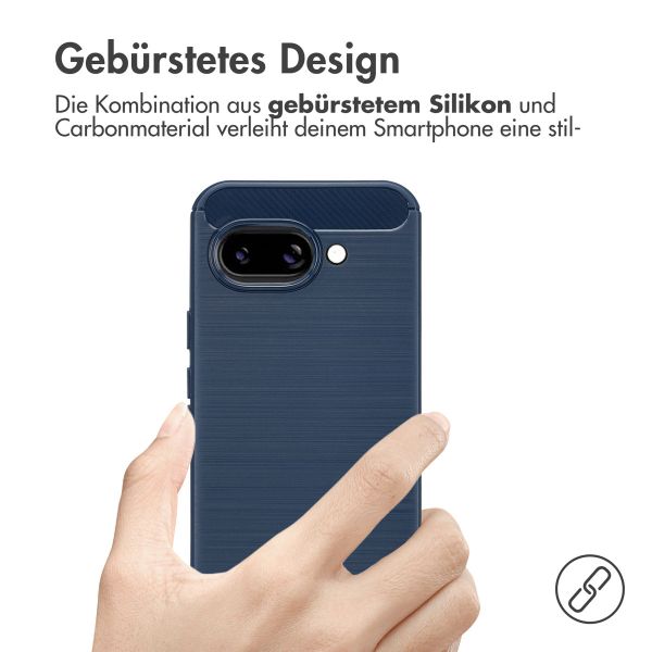 imoshion Brushed Back Cover Google Pixel 9A - Dunkelblau