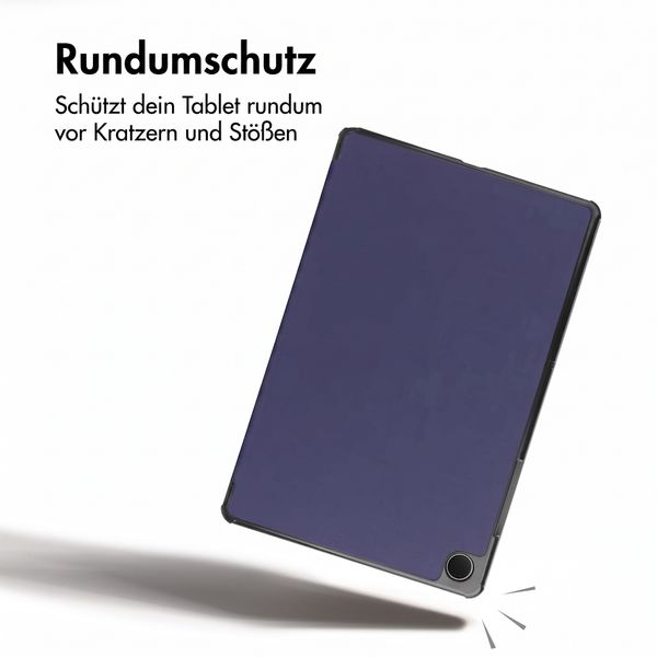 imoshion Trifold Klapphülle Samsung Galaxy Tab A9 Plus - Dunkelblau