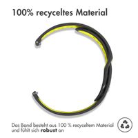 imoshion Silikonband Sport für das Samsung Galaxy Watch 7 40/44 mm - Schwarz / Neon Gelb