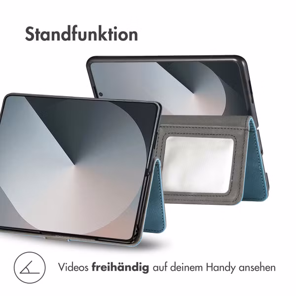 imoshion Luxuriöse Klapphülle Samsung Galaxy Fold 7 - Hellblau