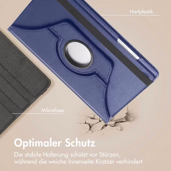 imoshion 360° drehbare Klapphülle Samsung Galaxy Tab A8 - Dunkelblau