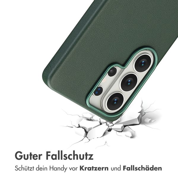 Accezz MagSafe Leather Backcover Samsung Galaxy S26 Ultra - Cedar Green