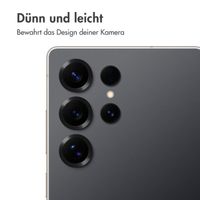 imoshion 2er-Pack Objektivschutz für Kamera für das Samsung Galaxy S25 Ultra - Titanium Black